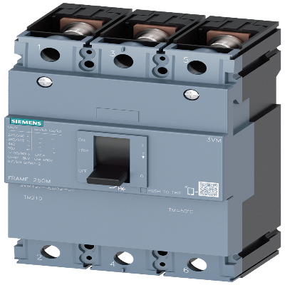 3VM1225-3ED32-0AA0 Kompakt Şalter 250A 25kA 3K
