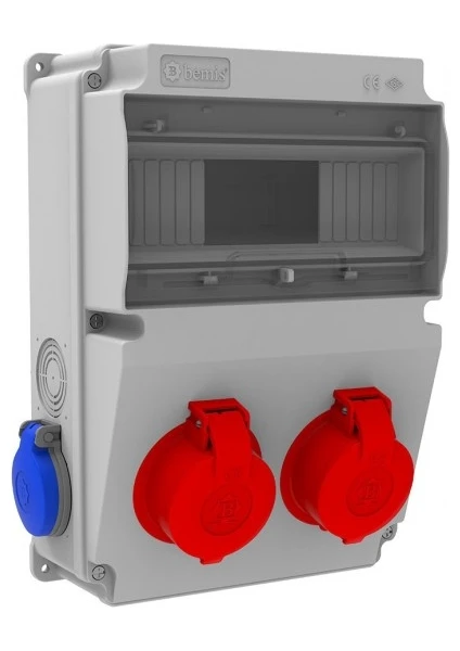 Bemis 3X25A 2 Adet Ön 1X16 2 Adet Yan Prizli Kombinasyon