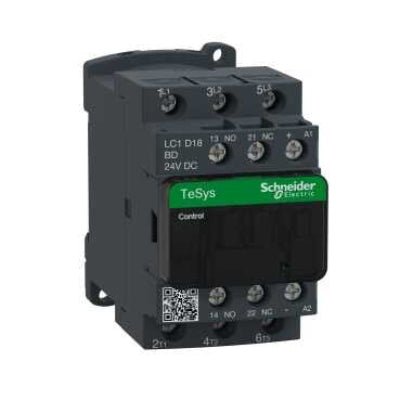 LC1D18BD - Tesys 18A 7,5kW 24V DC Kontaktör